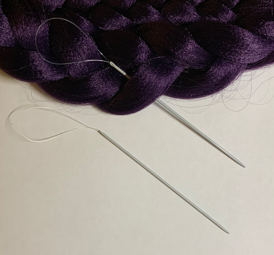 Straight-Tip Knotless Crochet Needle