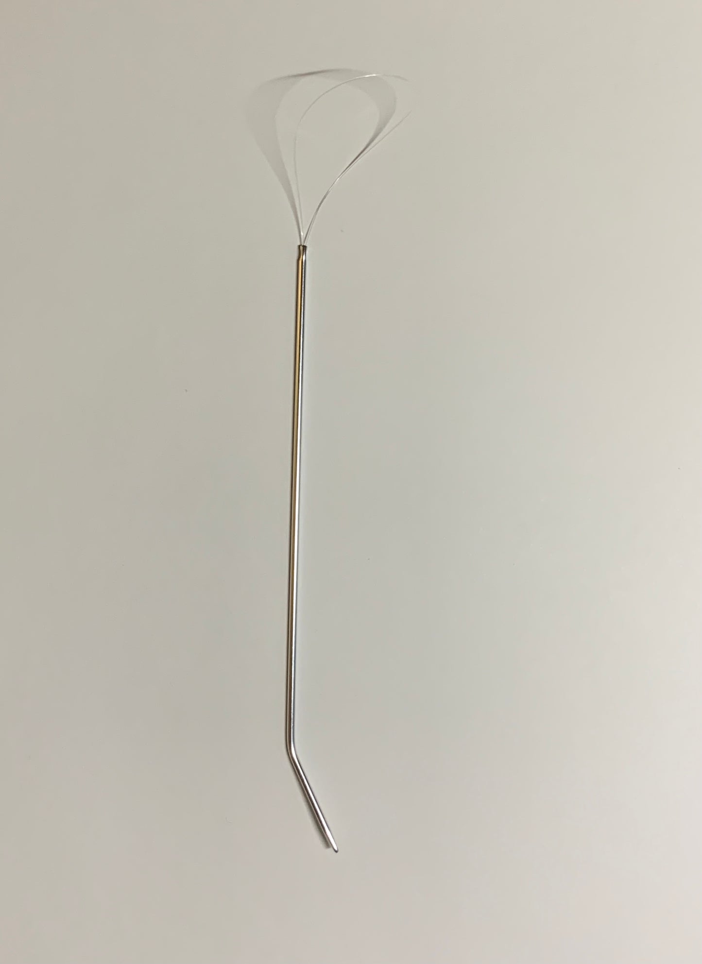 Bent-Tip Knotless Crochet Needle